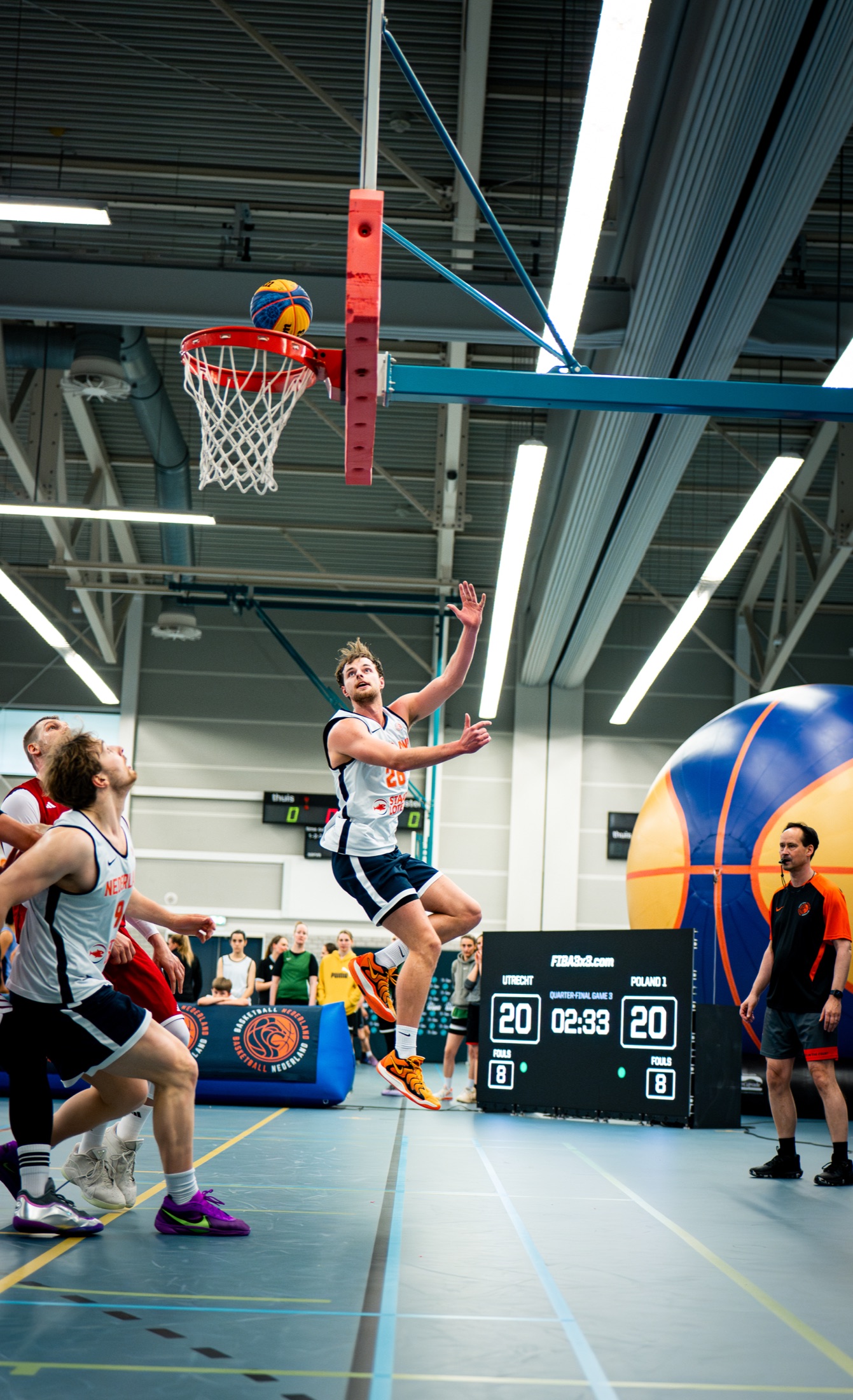 Sportfotografie voor de Nederlandse Basketball Bond